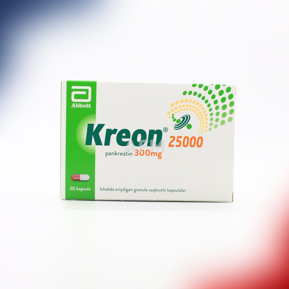 Креон 25000 капс 300мг №20