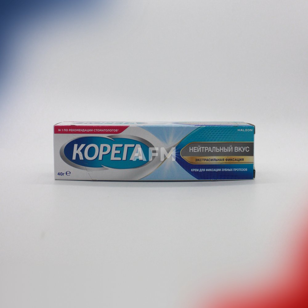 Корега крем д/фиксац зубн протезов 40г Нейтральный вкус