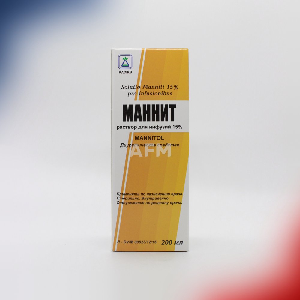 Маннит Радикс р-р.д/инф 15% 200мл