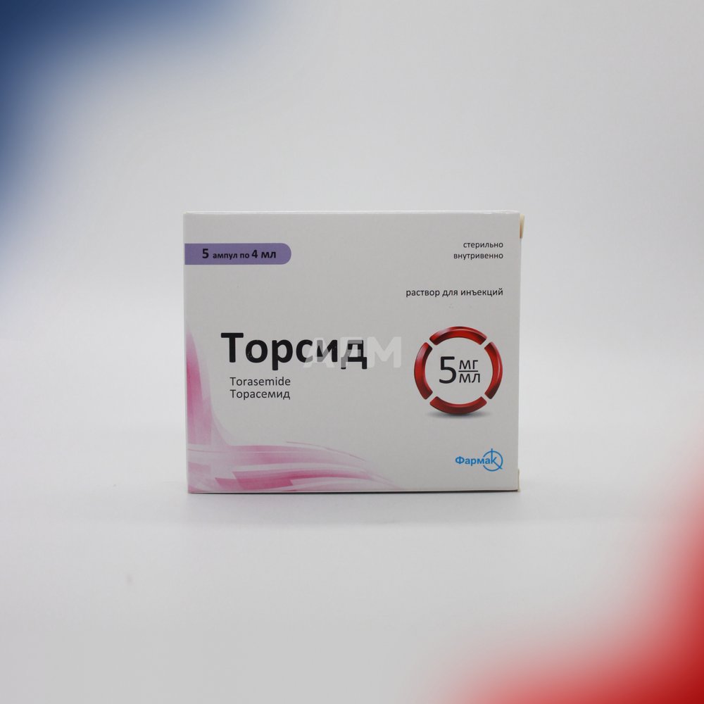 Торсид р-р.д/ин 5мг/мл 4мл №5