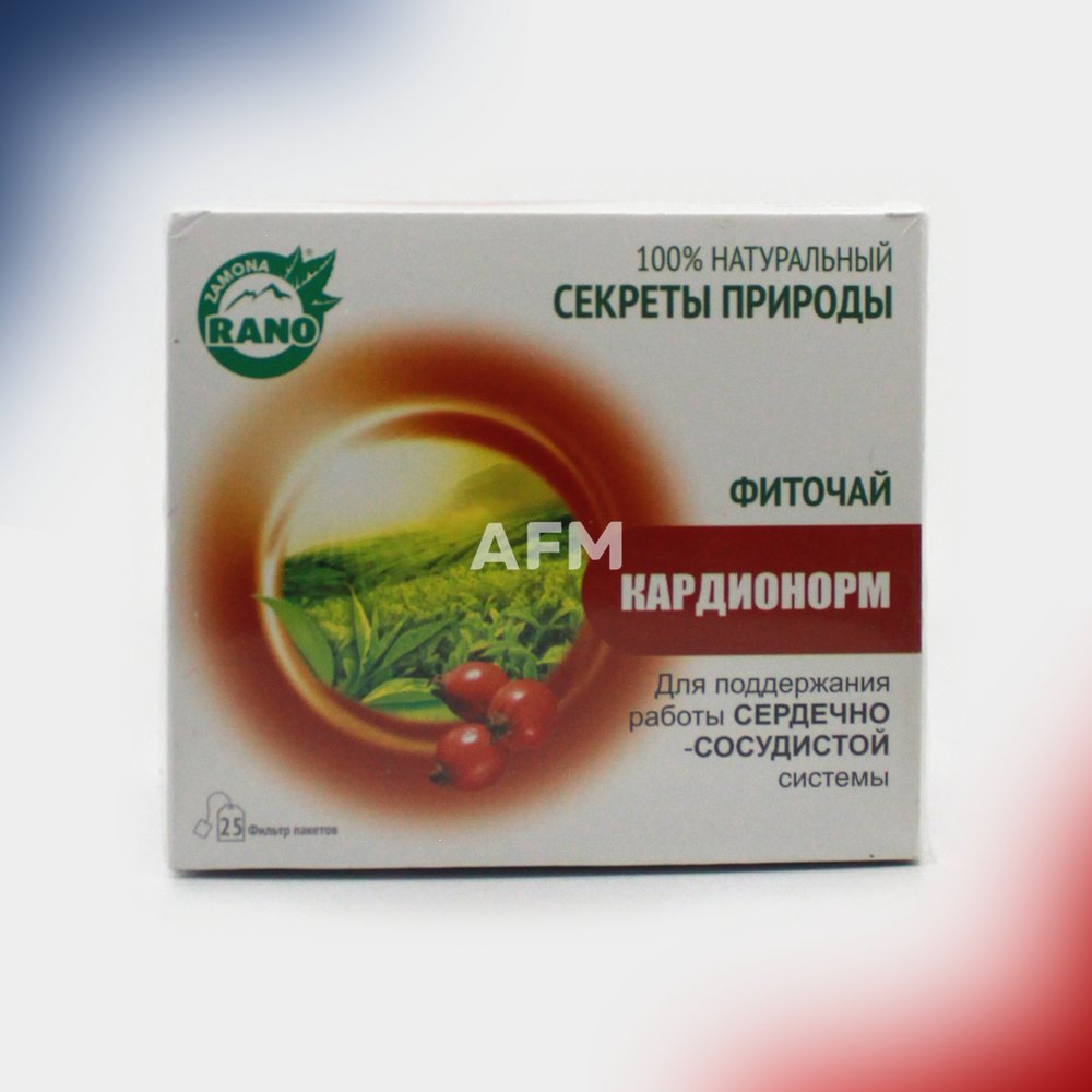 Кардионорм ЗАМОНА РАНО ф/п 1г №25 чай