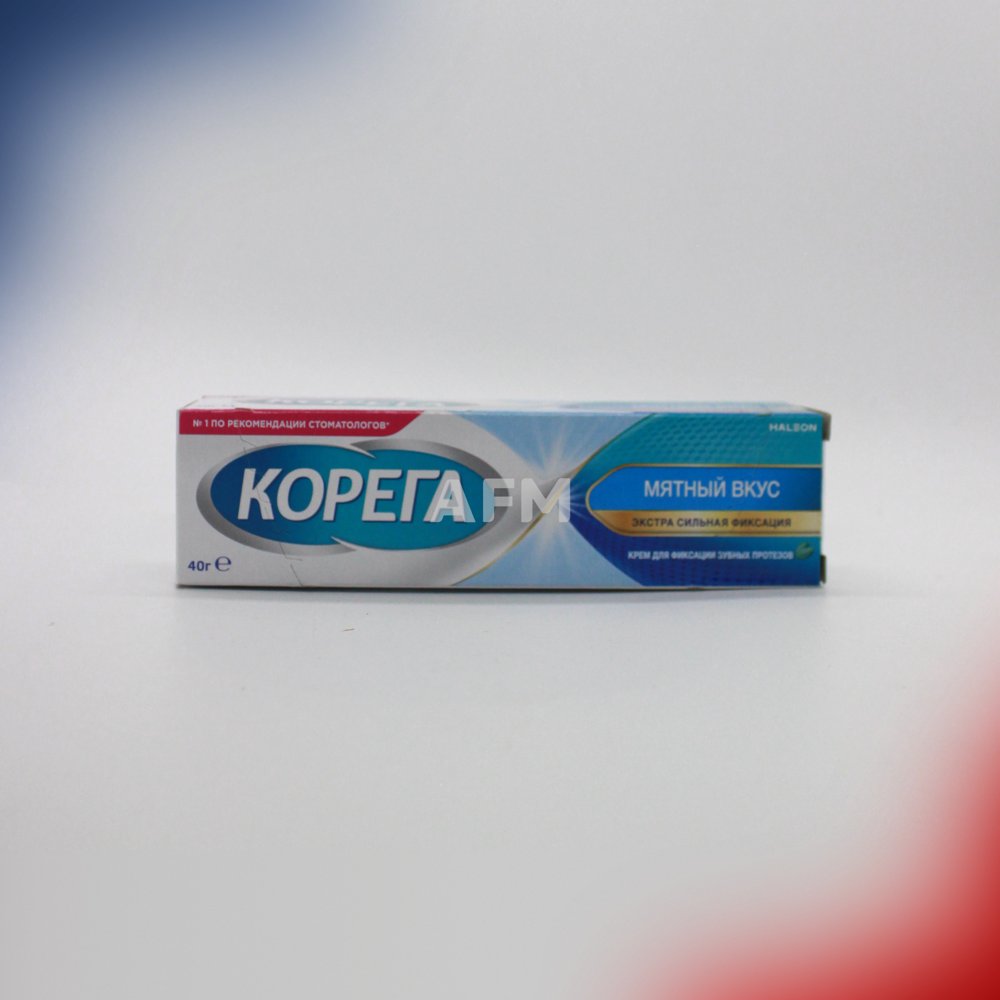 Корега крем д/фиксац зубн протезов 40г Экстра сила,мятный