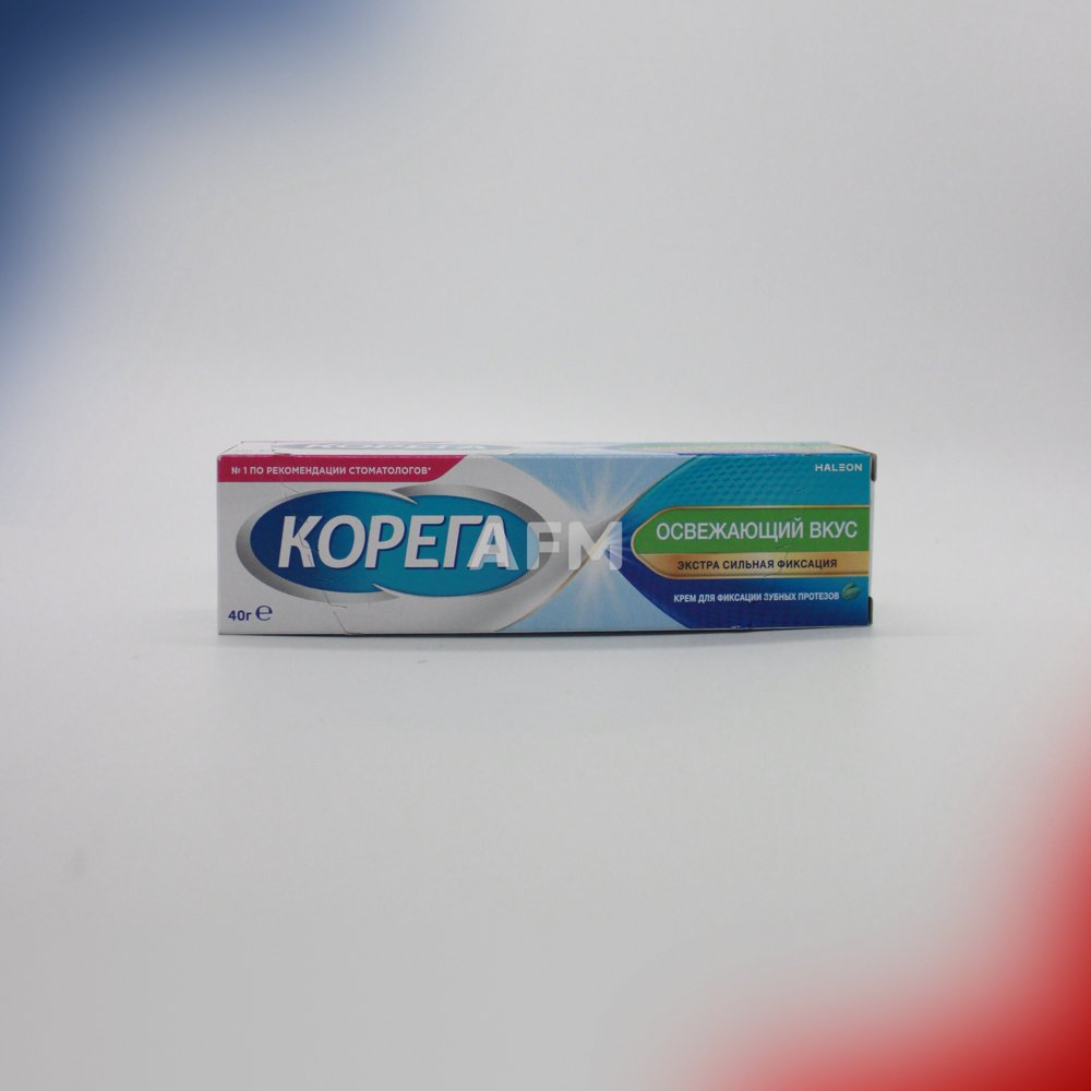Корега крем д/фиксац зубн протезов 40г Освежающий вкус