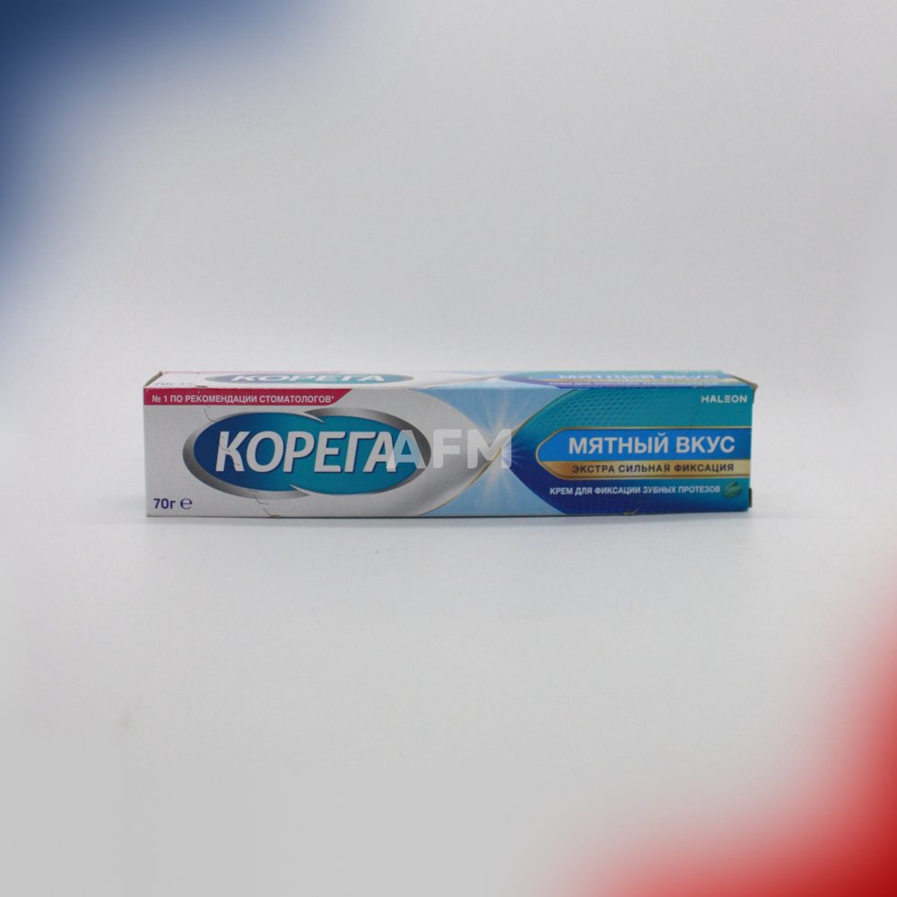 Корега крем д/фиксац зубн протезов 70г Экстра сила,мятный
