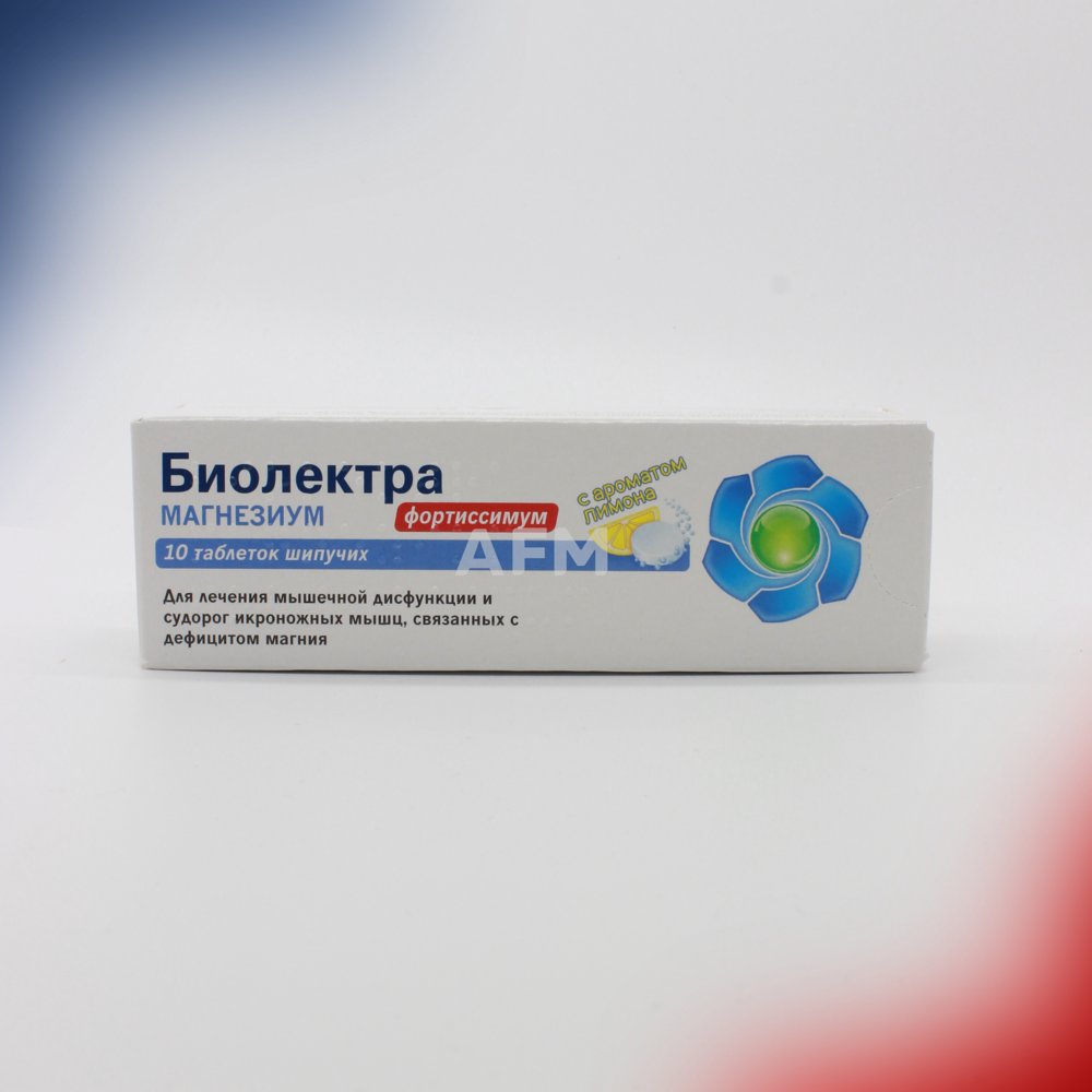 Биолектра Магензиум фортисимул таб.шип 365мкг №10 лимон
