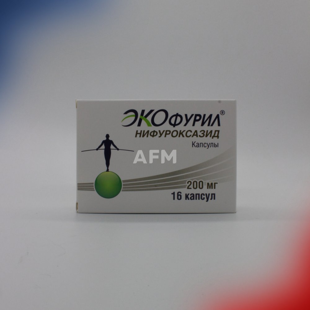 Экофурил капс 200мг №16