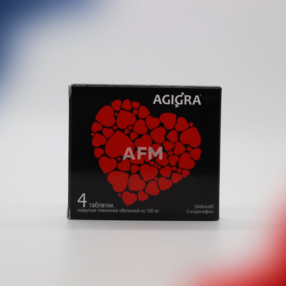 Аджигра 100мг №4