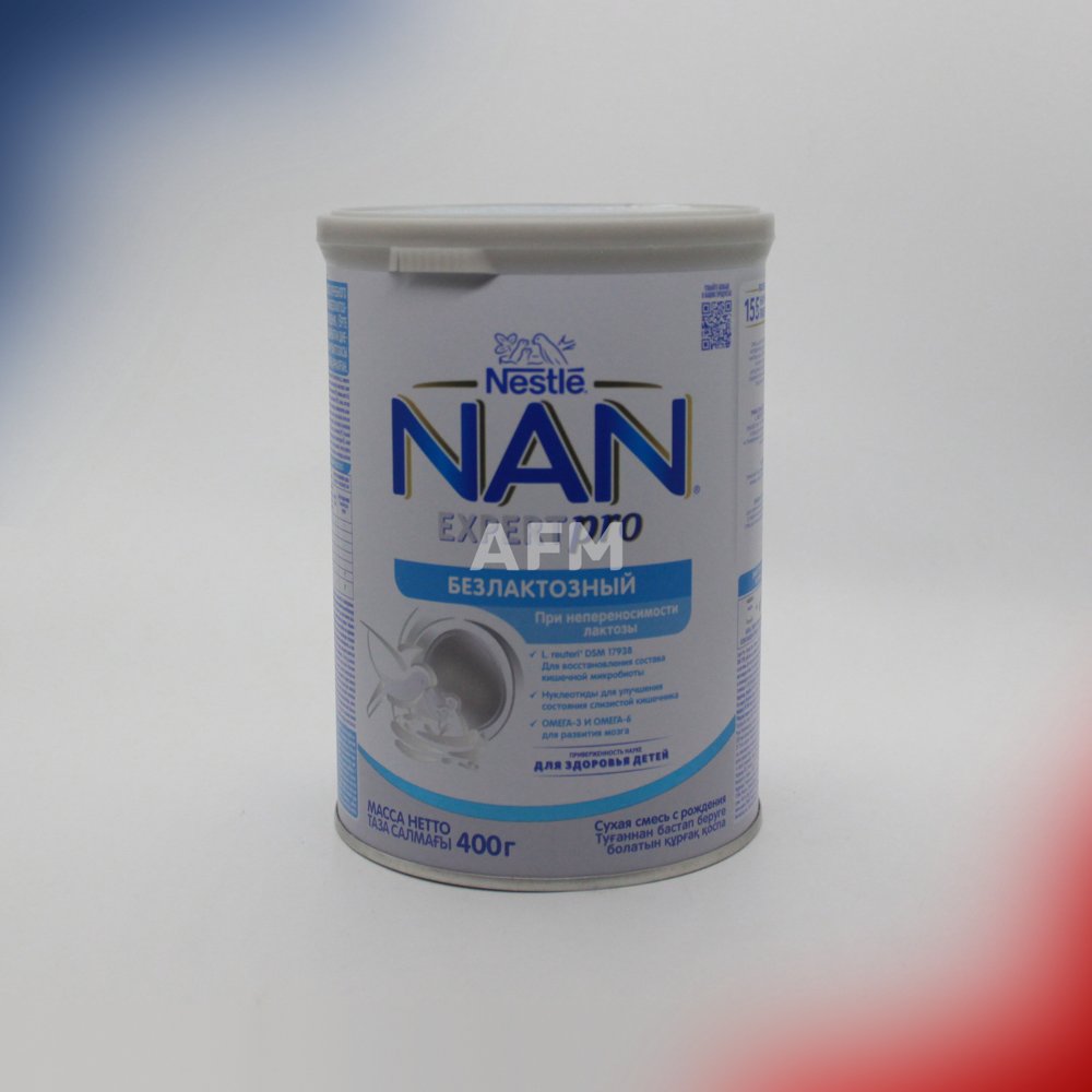 НАН Безлактозный смесь 400г 0м+