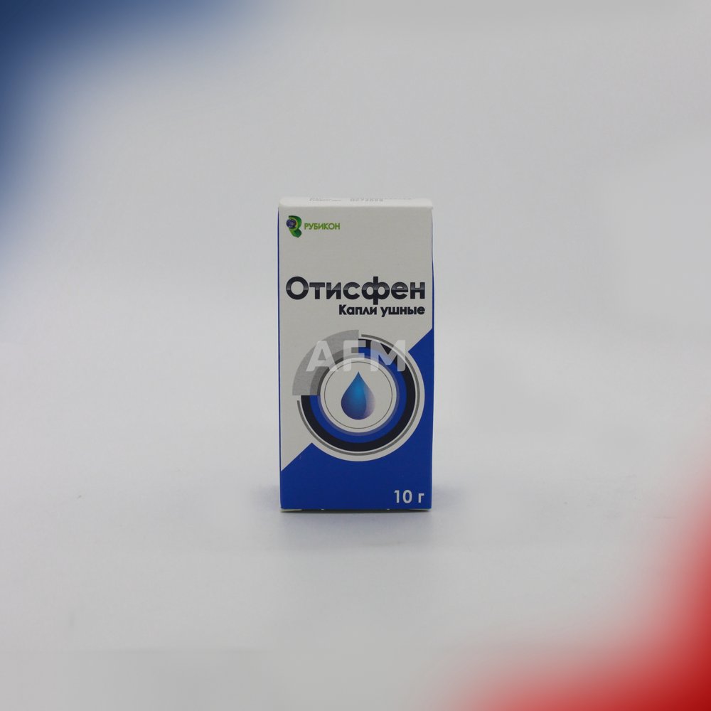 Отисфен кап.уш 4+1% 10г