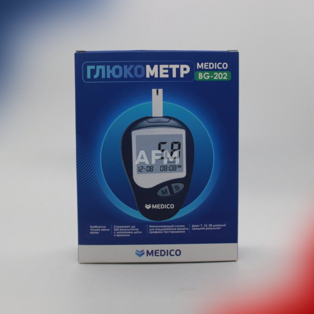 МЕДИКО ВG-202 глюкометр +10 полосок