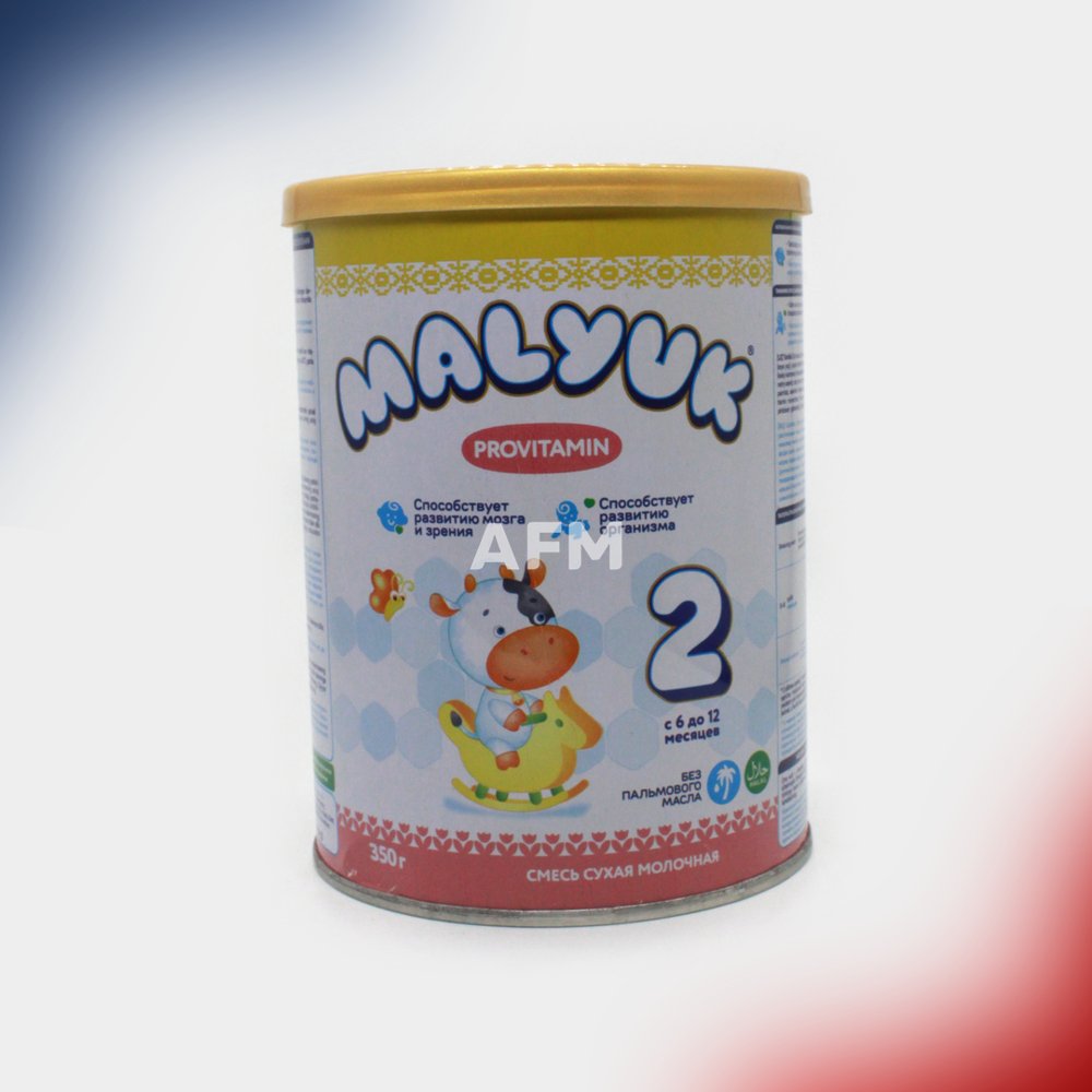 МАЛЮК Провитамин 2 сух.мол.каша 350г 6-12м